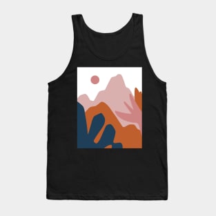 Mountains sunset landscape Tank Top